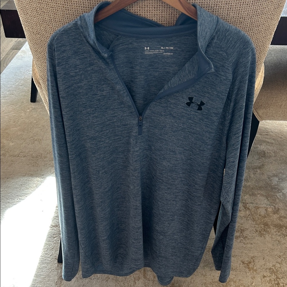 Under Armour Blue Quarter-Zip Sweatshirt